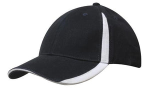 6 Panel BHC Cap with Inserts On Peak & Crown - Custom Embroidered -