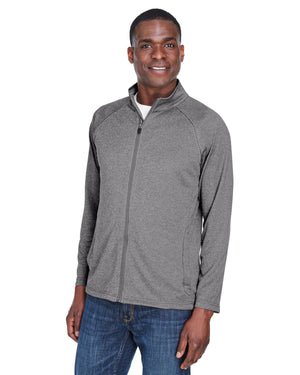 Devon & Jones Men's Stretch Tech-Shell® Compass Full-Zip - Dk Grey Heather
