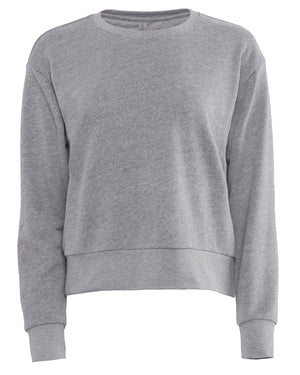Ladies' Laguna Sueded Sweatshirt - Heather Gray