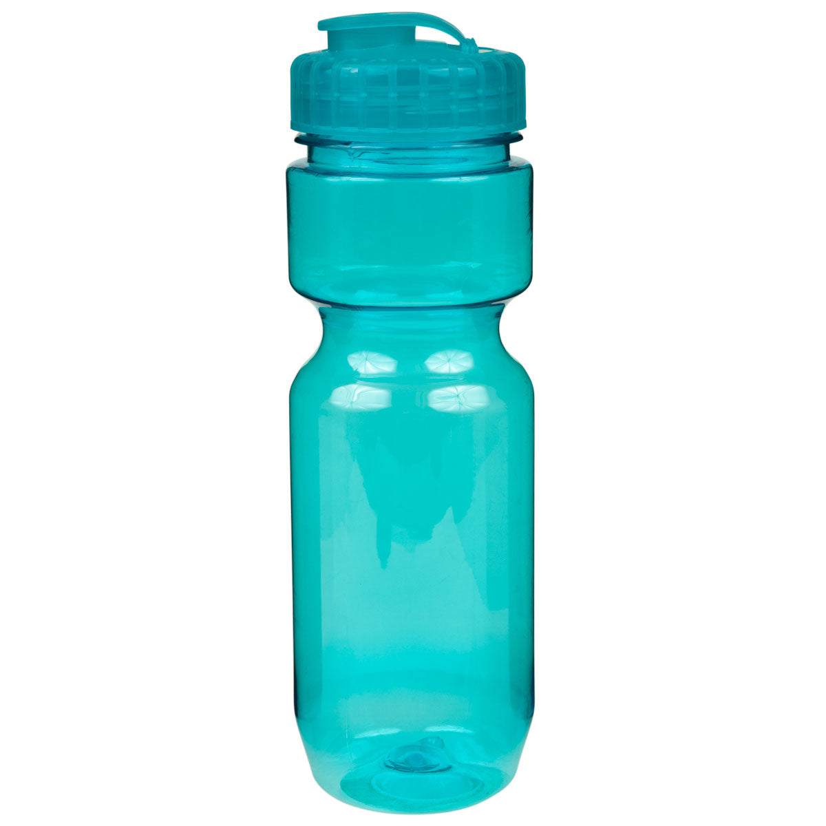 22 oz. Translucent Contour Bike Bottle - Translucent Aqua With Translucent Aqua Lid