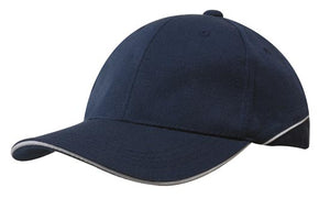 Premium American Twill Cap with Sandwich - Custom Embroidered -