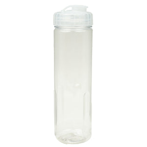 24 oz Prestige Bottle with Flip Top Lid - Clear With Clear Lid