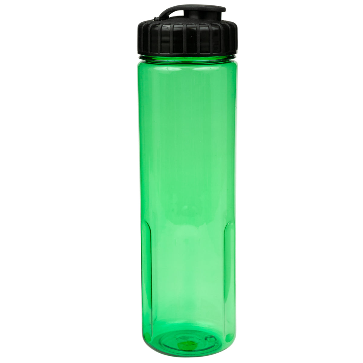 24 oz Prestige Bottle with Flip Top Lid - Translucent Green With Black Lid
