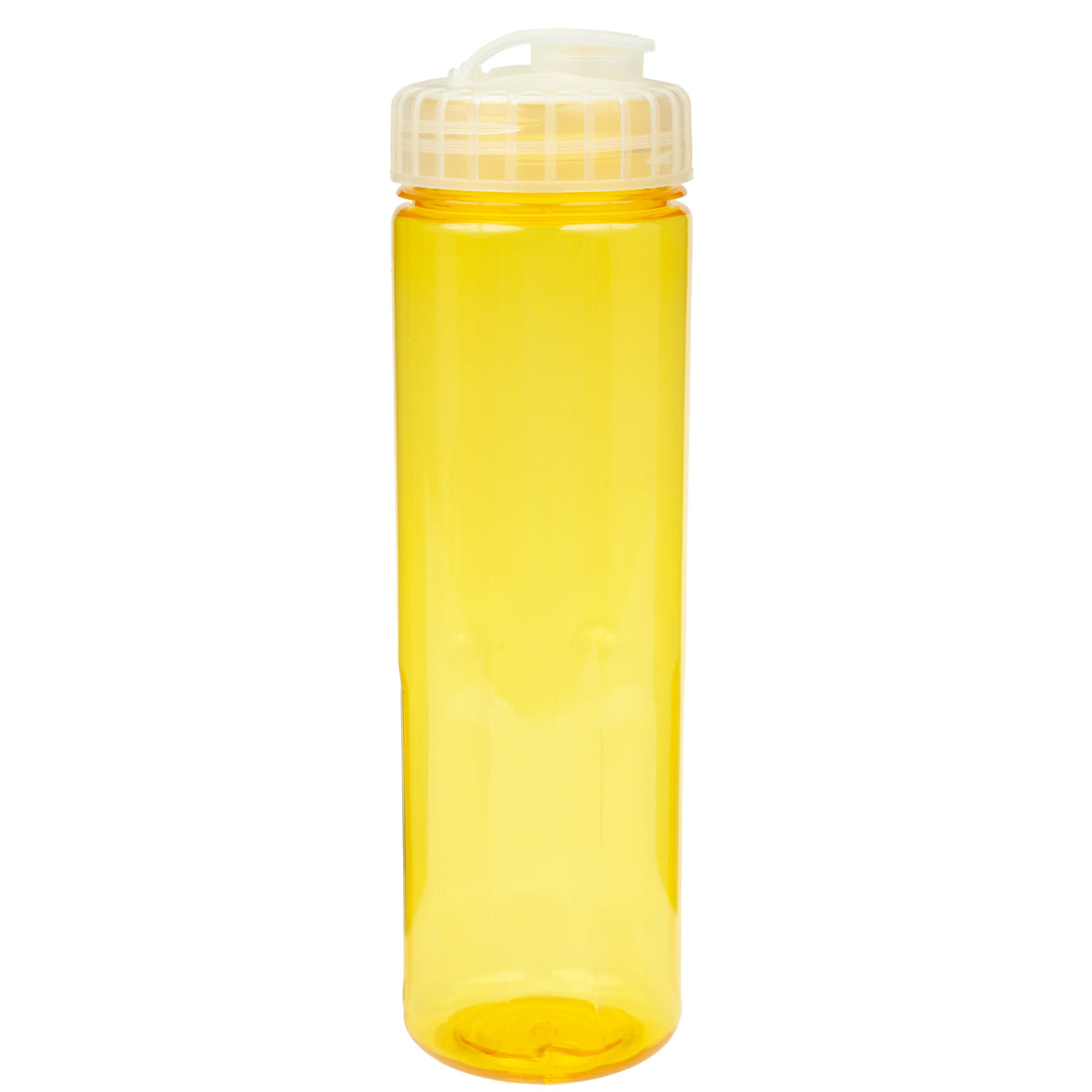 24 oz Prestige Bottle with Flip Top Lid - Translucent Yellow With Clear Lid