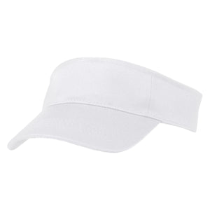 POLYESTER VISOR - White
