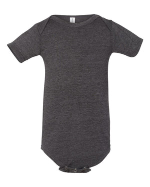 BELLA + CANVAS Infant Jersey Short-Sleeve One-Piece - Dark Grey Heather