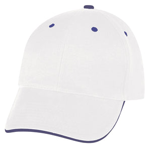 Hit Elite Cap - White With Royal Blue