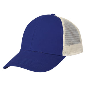 Mesh Back Price Buster Cap - Royal Blue With Khaki