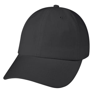 Washed Cotton Cap - Black