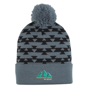 Aztec Pom Beanie