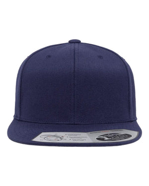 Flexfit Adult Wool Blend Snapback Cap - Navy