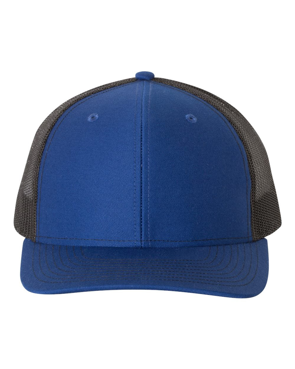 Richardson 112 Adjustable Snapback Trucker Cap - Royal/ Black