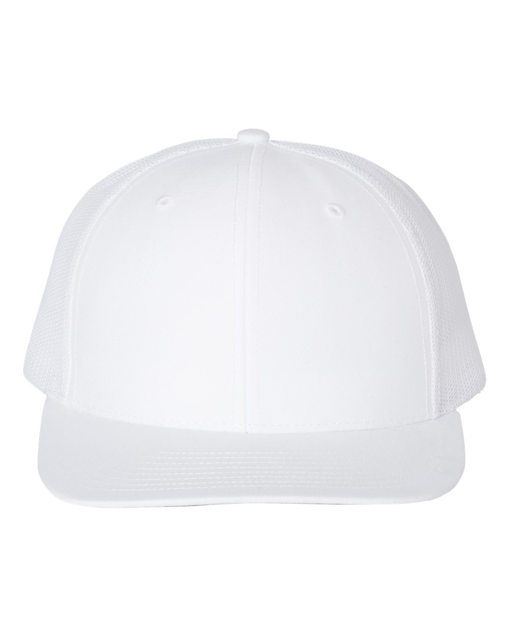Richardson 112 Adjustable Snapback Trucker Cap - White