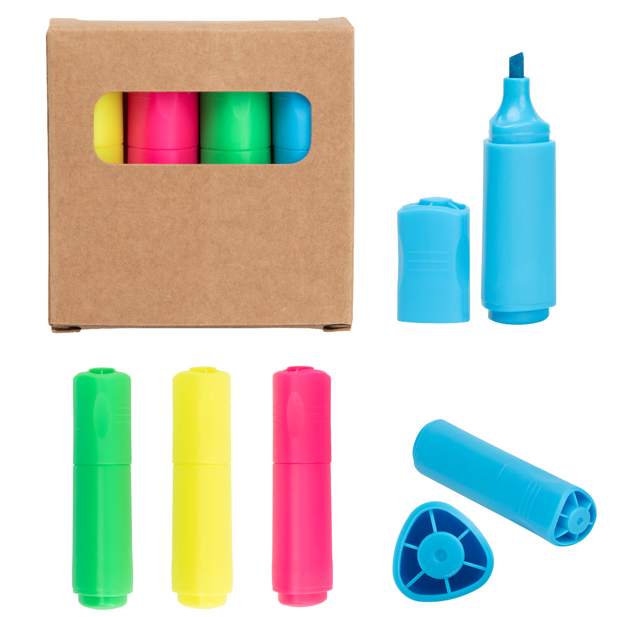 4-In-1 Mini Highlighter Set - Natural