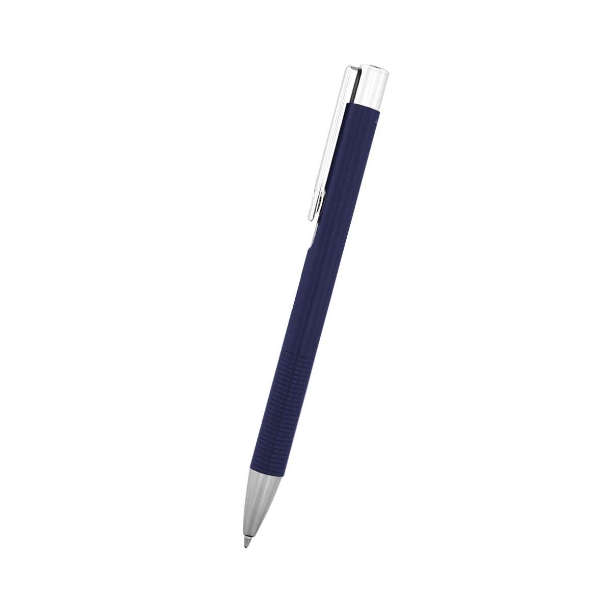 MAVRICK RECYCLED ALUMINUM PEN - Navy Blue With Silver