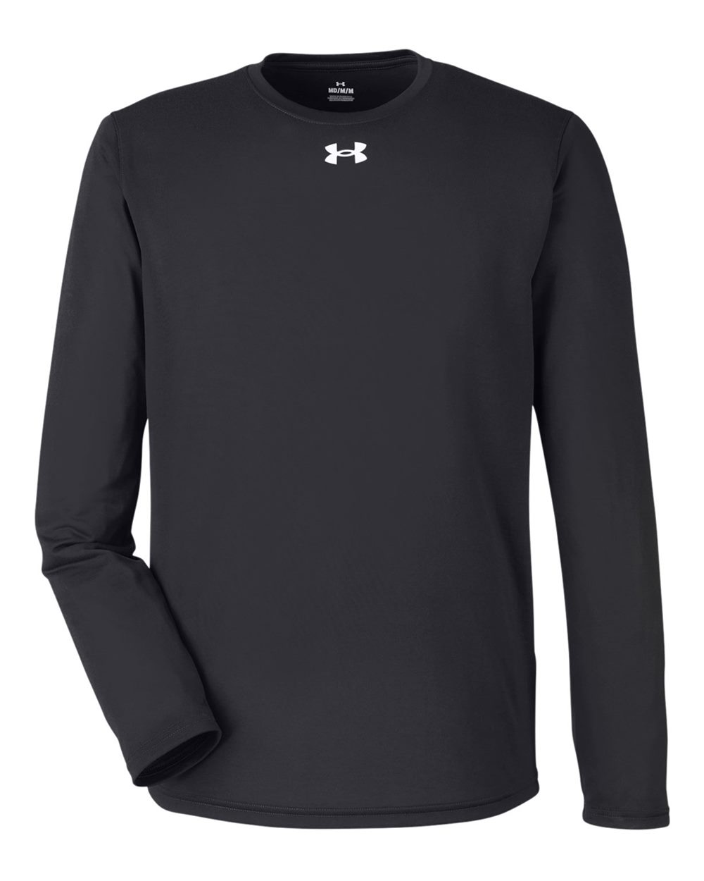 Under Armour Men's Team Tech Long-Sleeve T-Shirt - Black/ White
