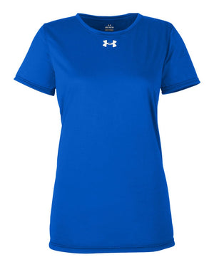 Under Armour Ladies' Team Tech T-Shirt - Royal/ White