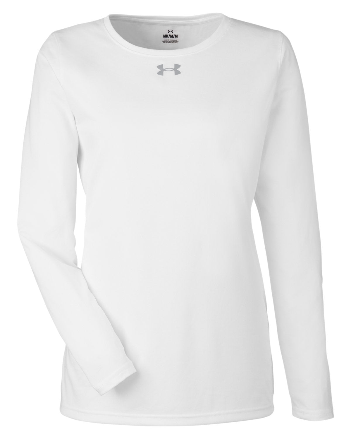 Under Armour Ladies' Team Tech Long-Sleeve T-Shirt - Wht
