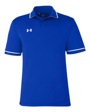 Under Armour Men's Tipped Teams Performance Polo - Royal/ White