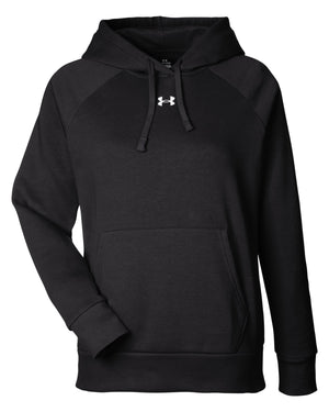 Under Armour Ladies' Rival Fleece Hooded Sweatshirt - Black