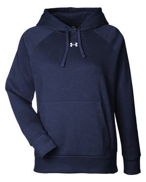 Under Armour Ladies' Rival Fleece Hooded Sweatshirt - Mid Nvy