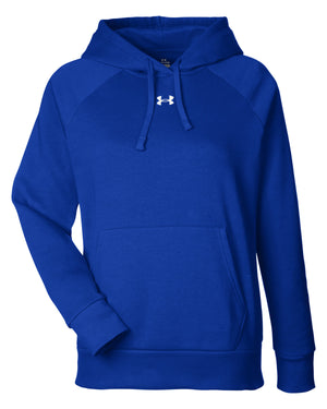 Under Armour Ladies' Rival Fleece Hooded Sweatshirt - Royal