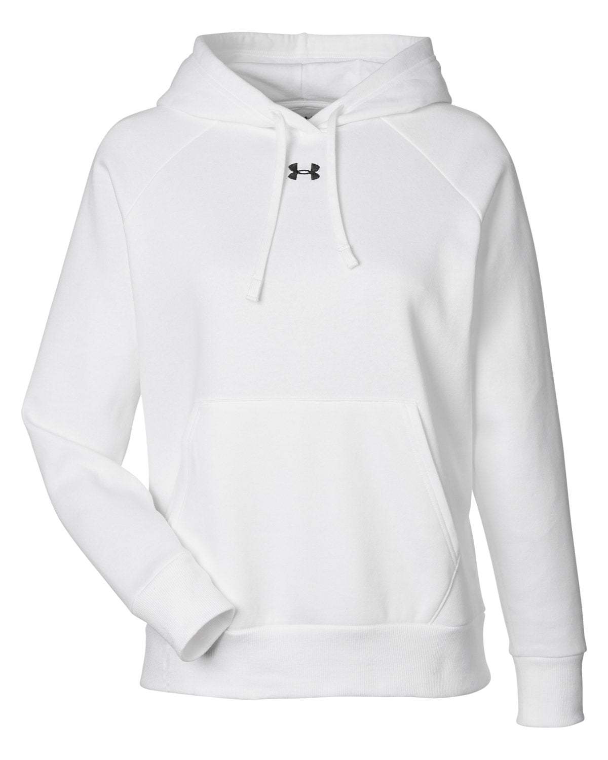 Under Armour Ladies' Rival Fleece Hooded Sweatshirt - White