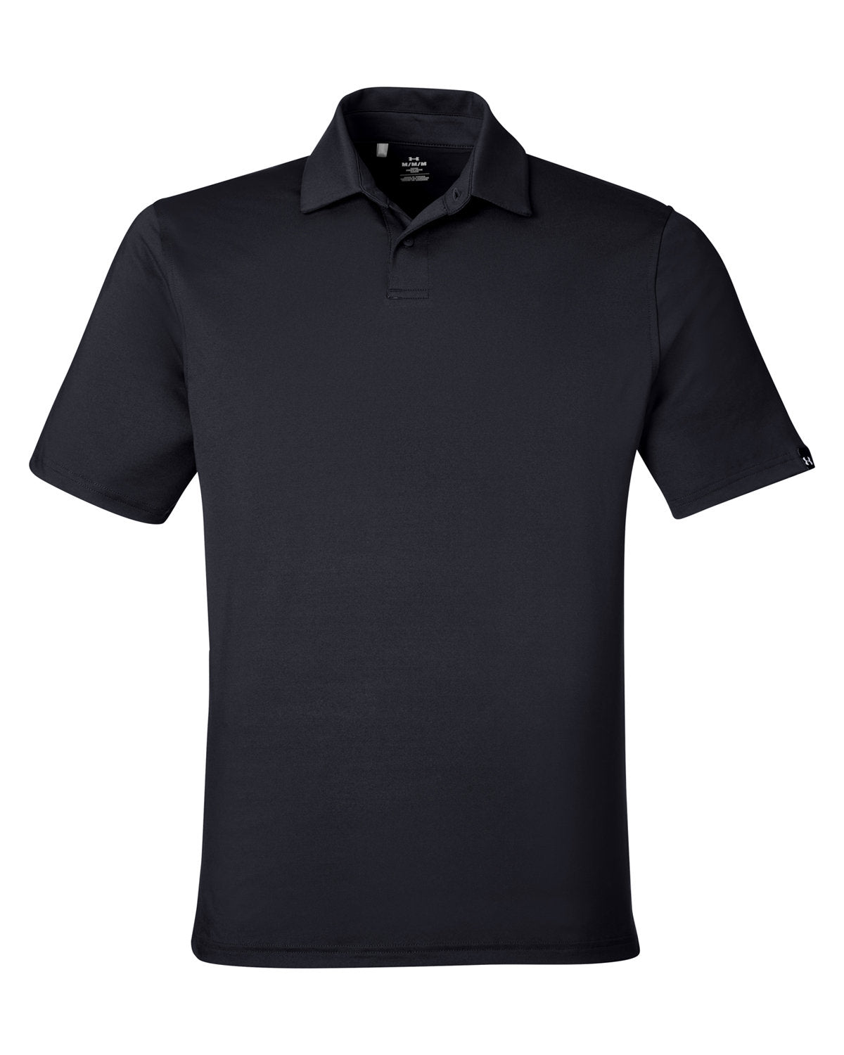 Under Armour Men's Recycled Polo - Black/ Ptc Grey