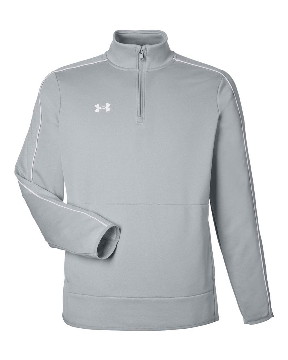 Under Armour Men's Command Quarter-Zip 2.0 - Mod Grey/ White