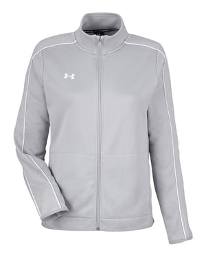 Under Armour Ladies' Command Full-Zip 2.0 - Mod Grey/ White