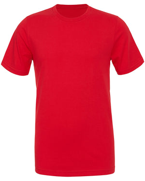 Bella + Canvas Unisex Poly-Cotton Short-Sleeve T-Shirt - Red