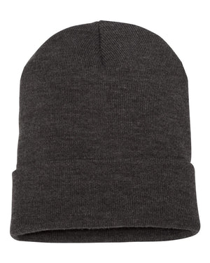YP Classics Adult Cuffed Knit Beanie - Dark Grey