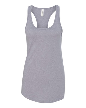 Next Level Women's Ideal Racerback Tank - Heather Grey