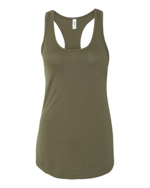 Next Level Women's Ideal Racerback Tank - Military Green