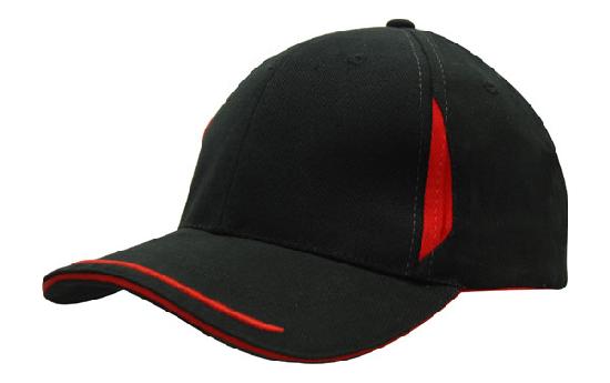 6 Panel BHC Cap Crown Insert & Sandwich - Custom Embroidered -
