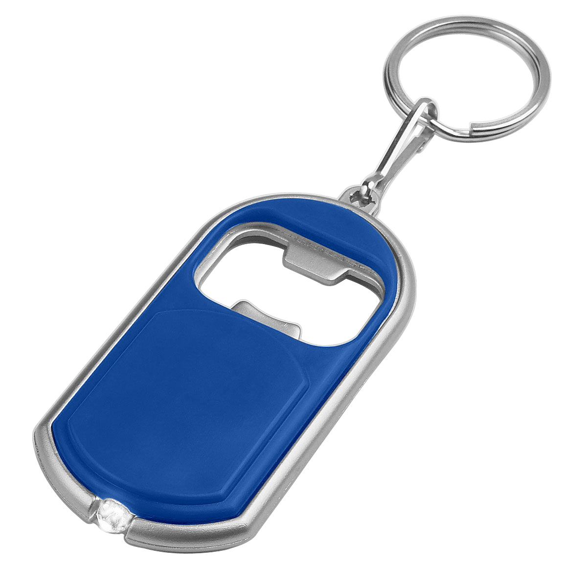 Bottle Opener Key Chain With LED Light - Royal Blue