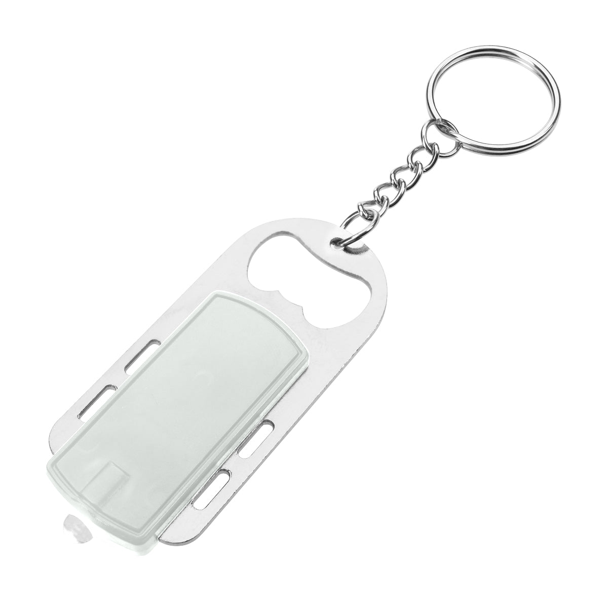 Bottle Opener Key Light - White