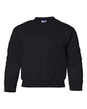Gildan Youth Heavy Blend™ Fleece Crew - Black