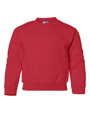 Gildan Youth Heavy Blend™ Fleece Crew - Red