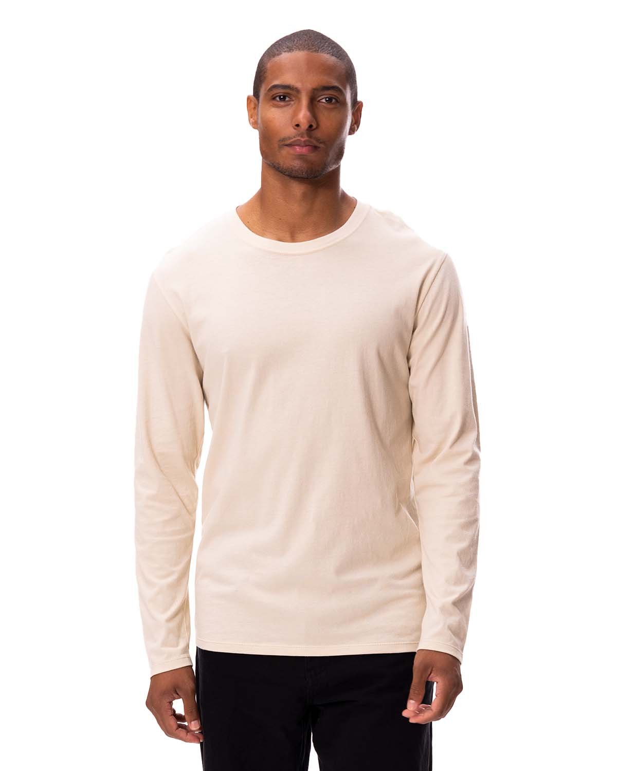 Threadfast Unisex Ultimate Long-Sleeve T-Shirt - Sand