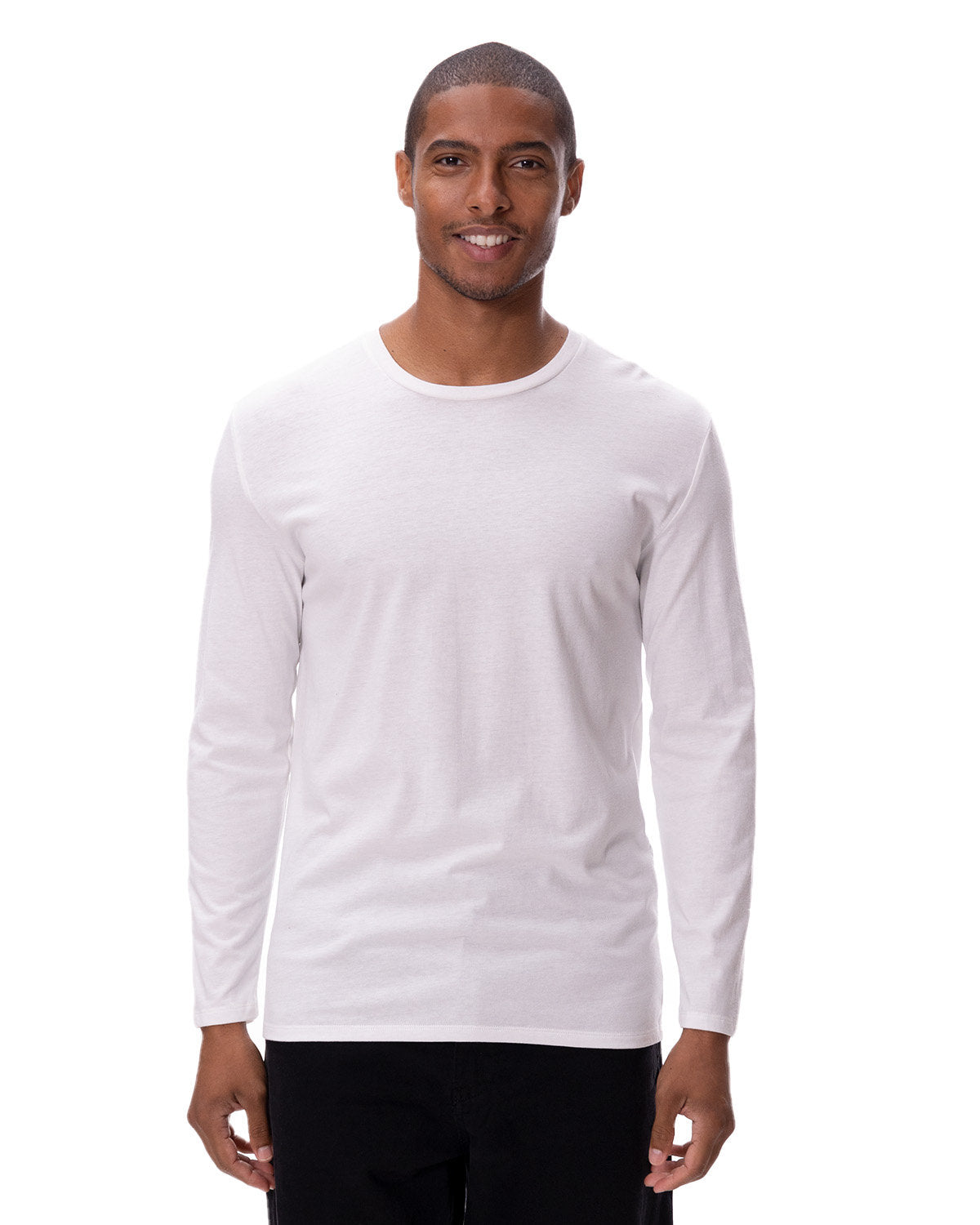 Threadfast Unisex Ultimate Long-Sleeve T-Shirt - White