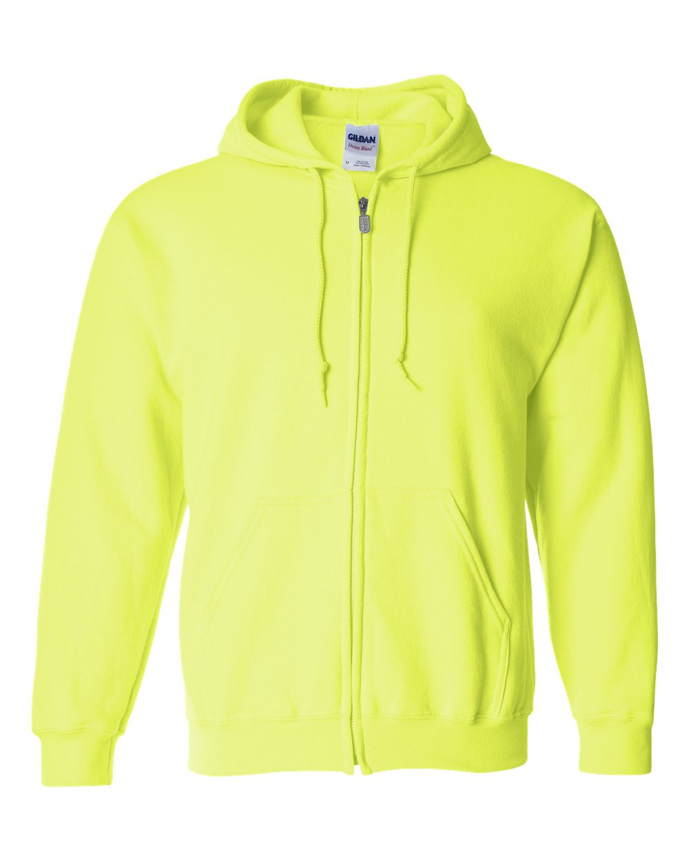 Gildan Heavy Blend™ 13.3 oz. Full-Zip Hood - Safety Green
