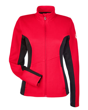 Spyder Ladies' Constant Full-Zip Sweater Fleece Jacket - Red/Black