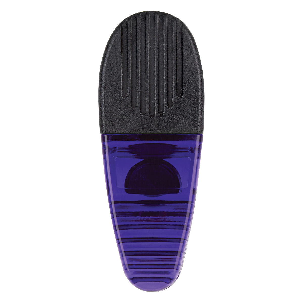 Alligator Clip - Purple With Black