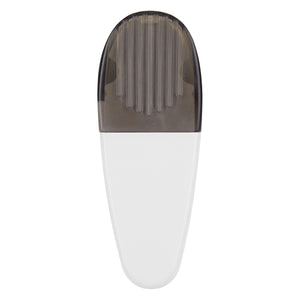 Alligator Clip - White With Black