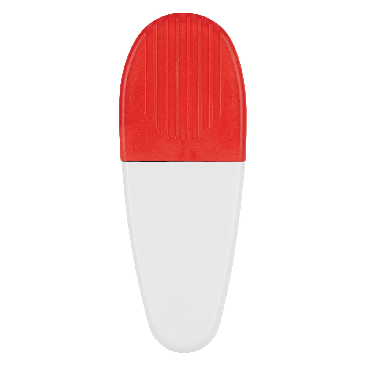 Alligator Clip - White With Red