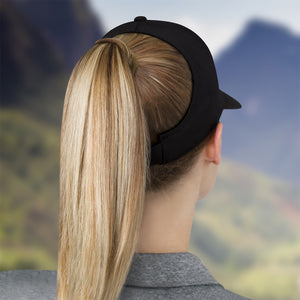 Deluxe Blended Chino Twill Cap with Ponytail opening
