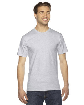 American Apparel Unisex Fine Jersey Short-Sleeve T-Shirt - Ash Grey