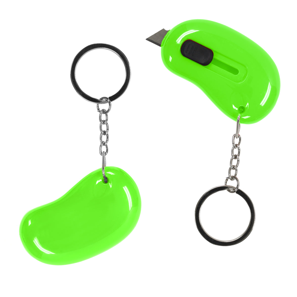 Box Cutter Key Ring - Lime