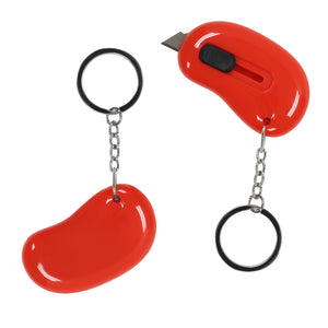 Box Cutter Key Ring - Red